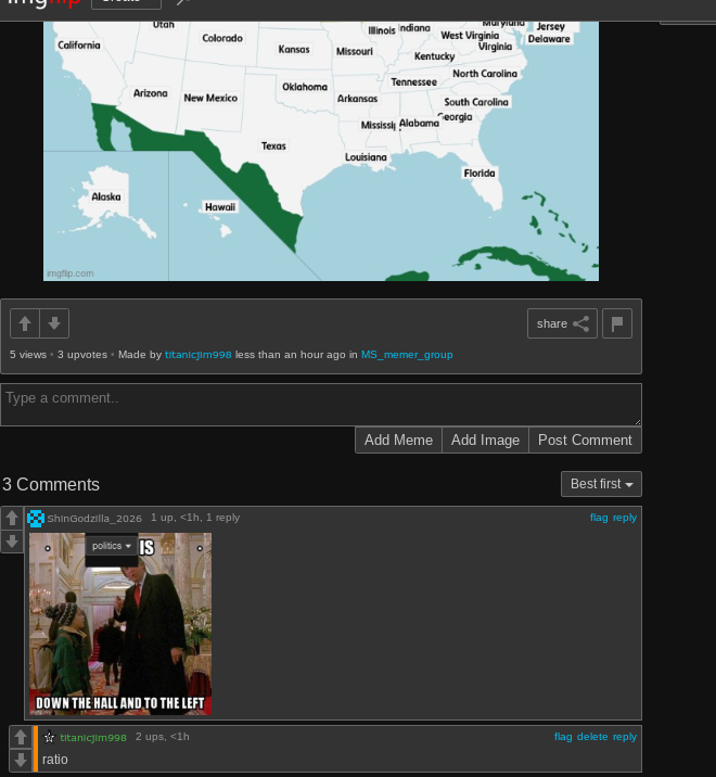 ratio Blank Meme Template