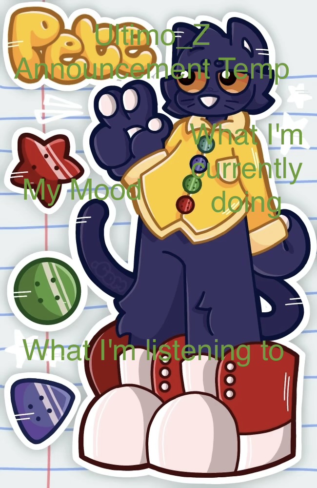 UZ Announcement Template Blank Meme Template