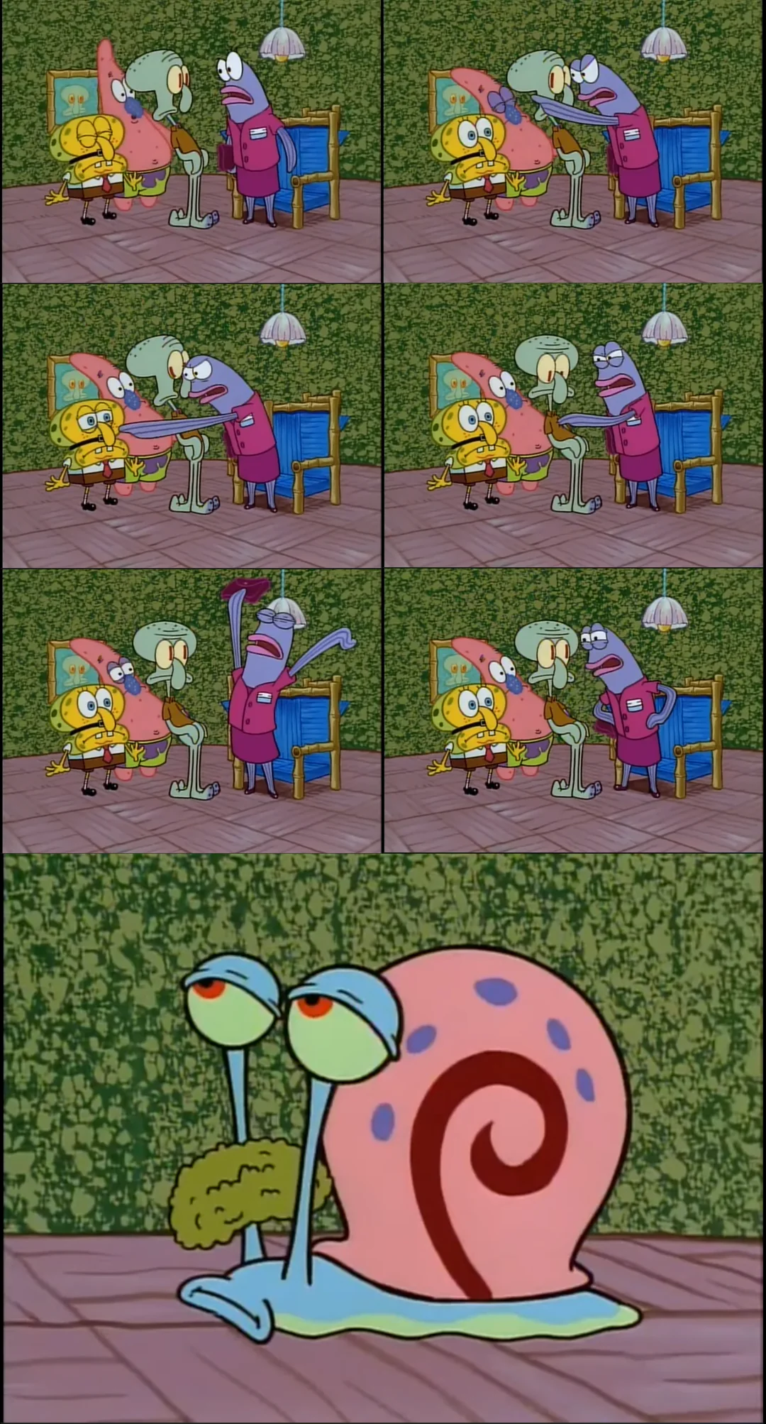 Tu eres calamardo Blank Meme Template