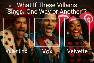 What If These Villains Sings "One Way or Another"? Blank Meme Template