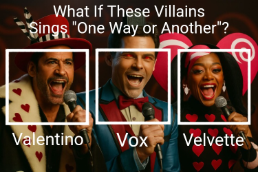 What If These Villains Sings "One Way or Another"? Blank Meme Template