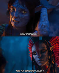 Your Goddess has no dominion here Blank Meme Template