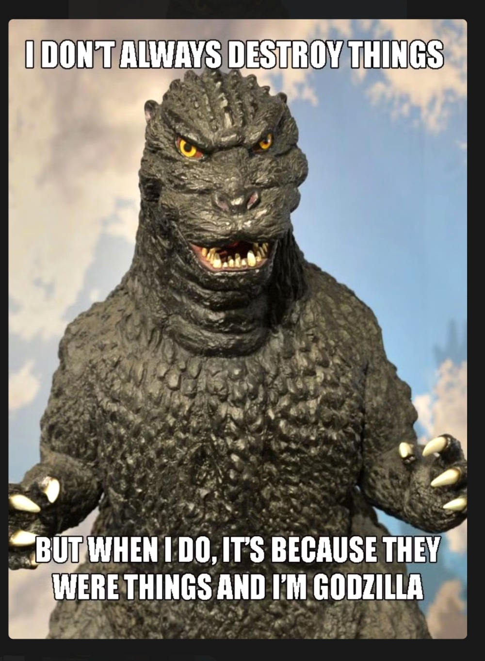 Godzilla Blank Meme Template