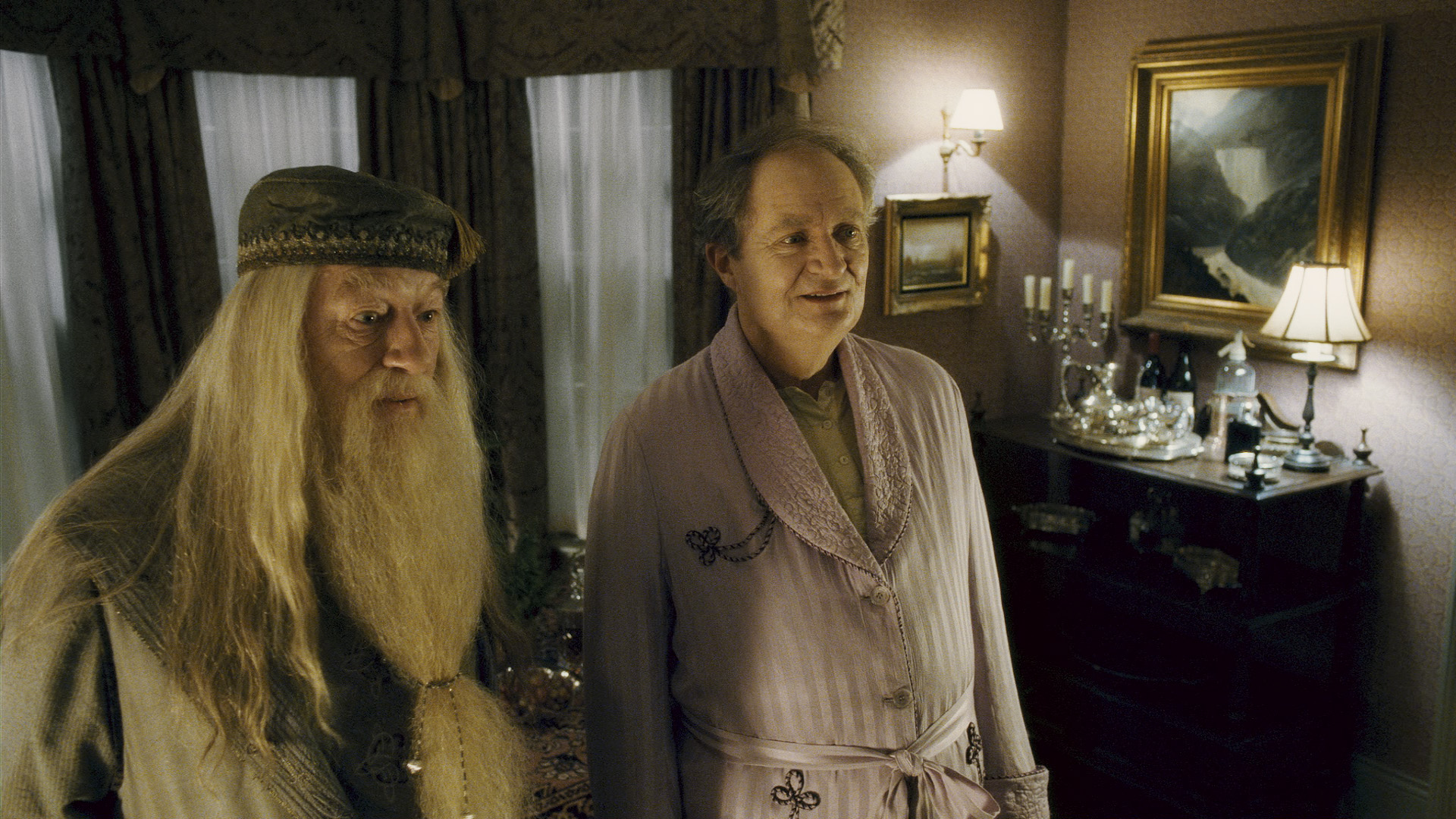 Horace Slughorn and Dumbledore Blank Meme Template