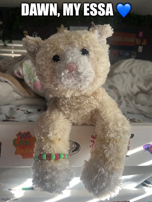 I love herrrrr | DAWN, MY ESSA 💙 | image tagged in essa | made w/ Imgflip meme maker