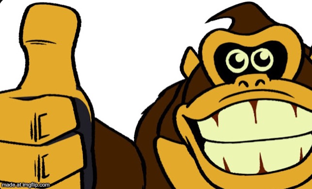 image tagged in donkey kong okay | made w/ Imgflip meme maker