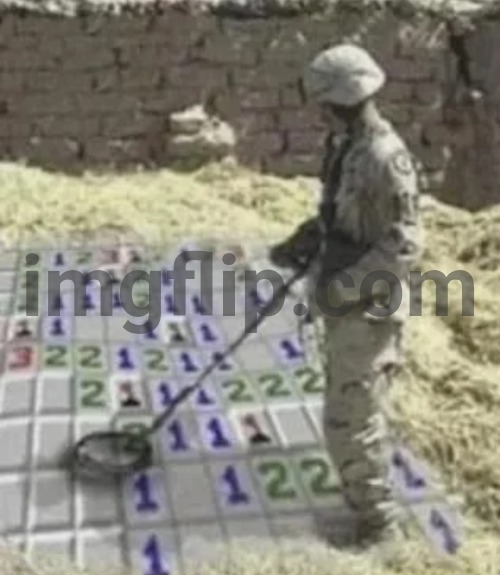 Mine sweepper | image tagged in x all the y | made w/ Imgflip meme maker