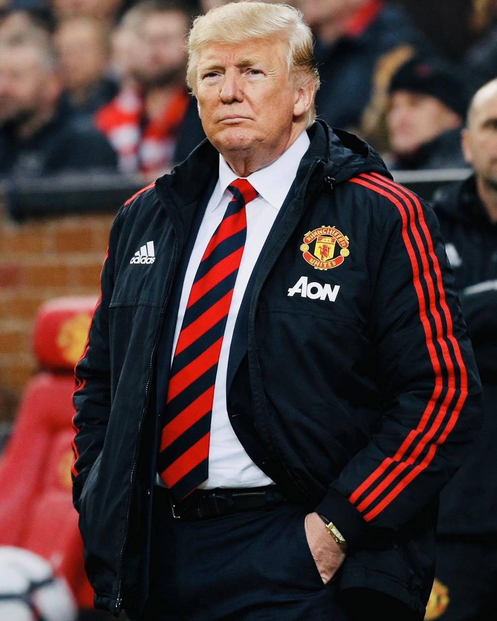 Trump Manchester United Blank Meme Template