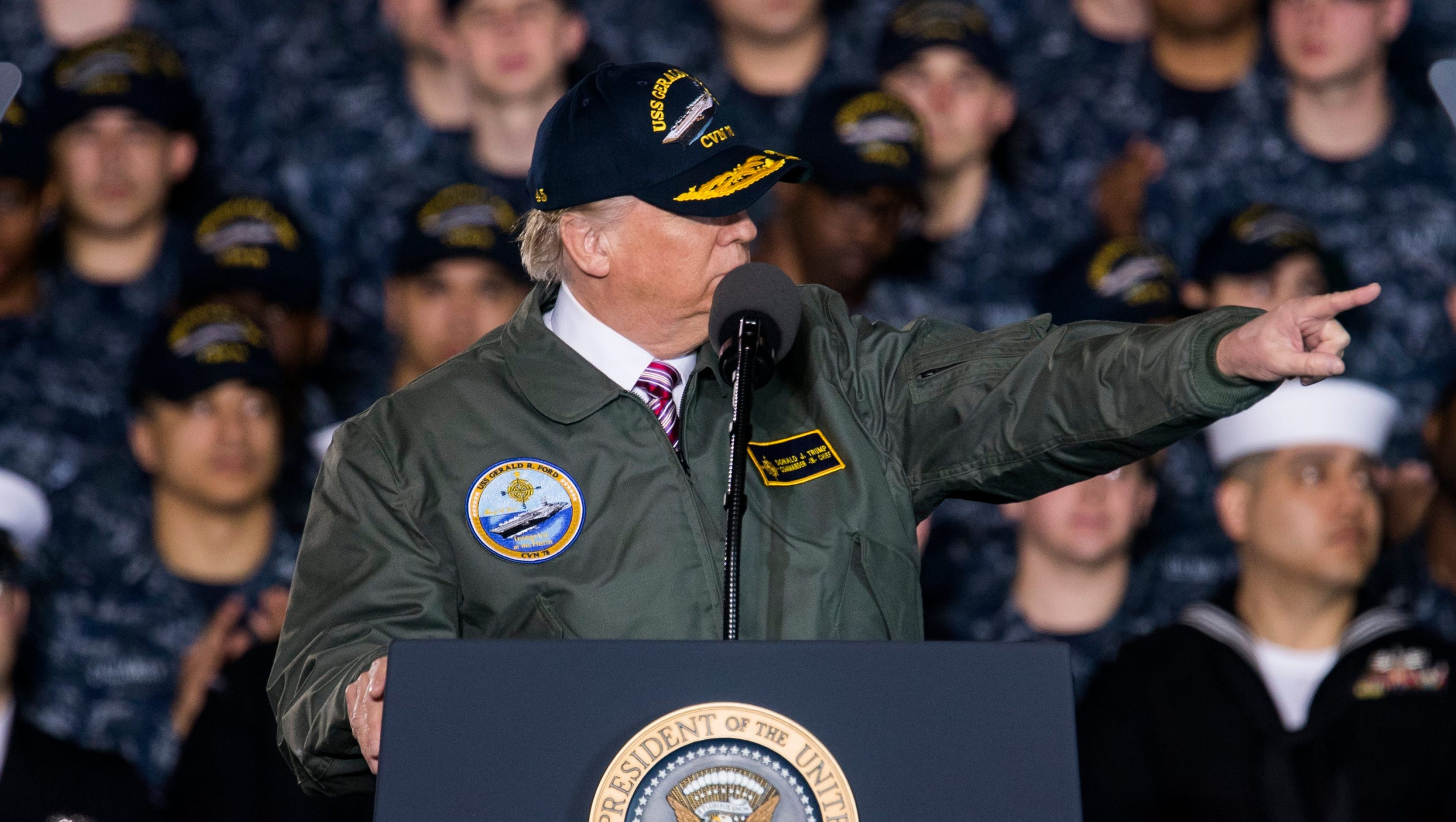 Military Trump Blank Meme Template