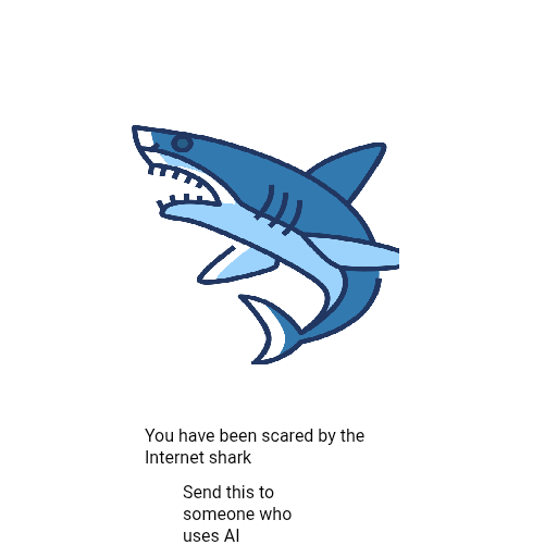 Internet shark Blank Meme Template