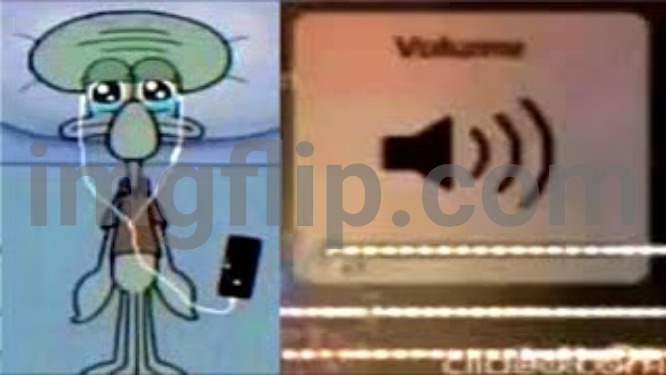 Squidward Crying Listening to Music | image tagged in squidward crying listening to music | made w/ Imgflip meme maker