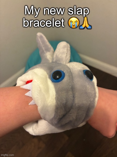 My new slap bracelet 😭🙏 | made w/ Imgflip meme maker