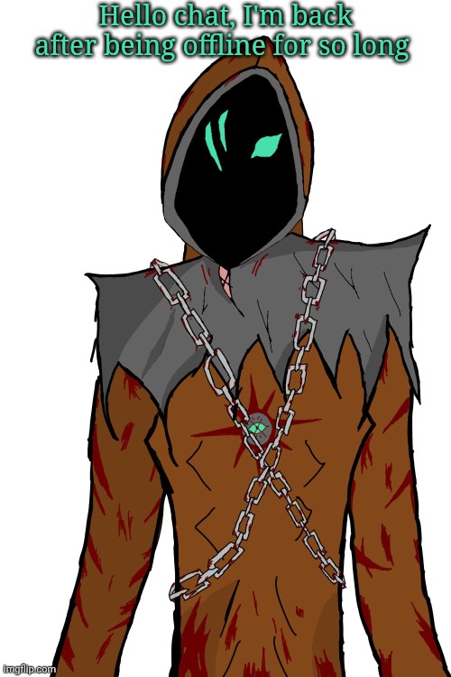 Reva Digital drawing | Hello chat, I'm back after being offline for so long | made w/ Imgflip meme maker