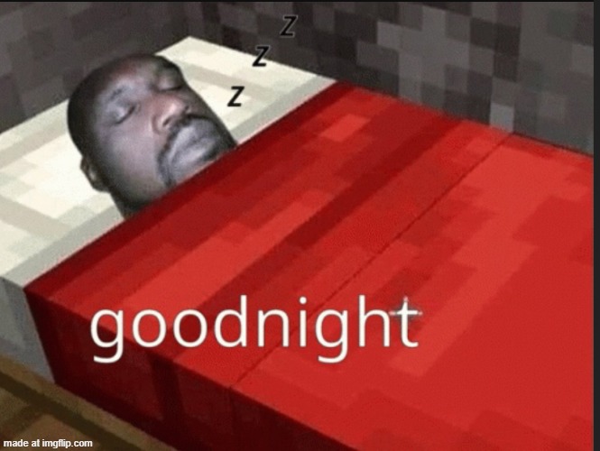 goodnight | image tagged in goodnight | made w/ Imgflip meme maker