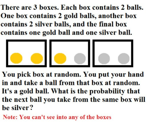 Gold and silver box probability Blank Meme Template