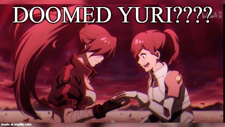 not posting in msmg for once </3 | DOOMED YURI???? | image tagged in idk,anime,memes | made w/ Imgflip meme maker