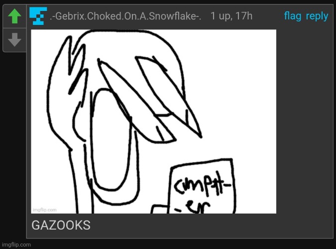 GAZOOKS | image tagged in gazooks | made w/ Imgflip meme maker