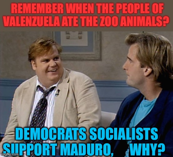Socialism, where 99% are equally poor. | REMEMBER WHEN THE PEOPLE OF VALENZUELA ATE THE ZOO ANIMALS? DEMOCRATS SOCIALISTS SUPPORT MADURO,      WHY? | image tagged in remember that time,socialism,democratic socialism,drug dealer,terrorists | made w/ Imgflip meme maker