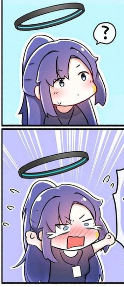 Yuuka being Yuuka :3 Blank Meme Template