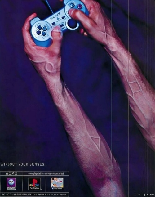 why bro skinny af | image tagged in playstation | made w/ Imgflip meme maker