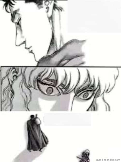 GRIFFITHHH! | image tagged in griffith s despair | made w/ Imgflip meme maker