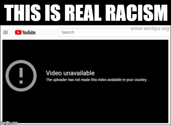 High Quality THIS IS REAL RACISM Blank Meme Template