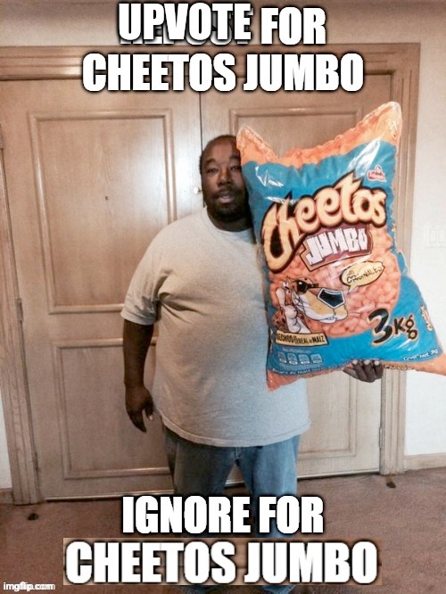 Cheetos Jumbo template Blank Meme Template
