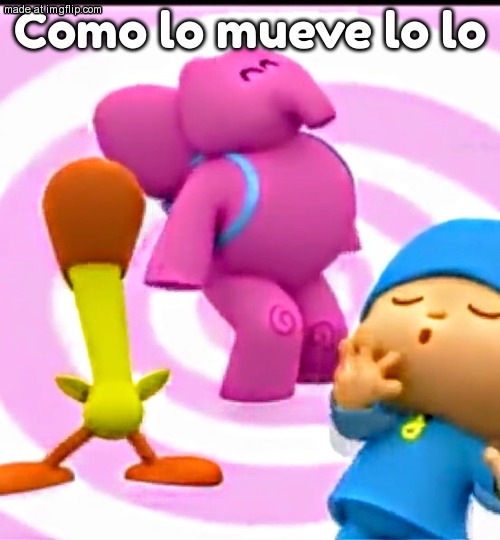 POCOYO  | Como lo mueve lo lo | image tagged in pocoyo | made w/ Imgflip meme maker