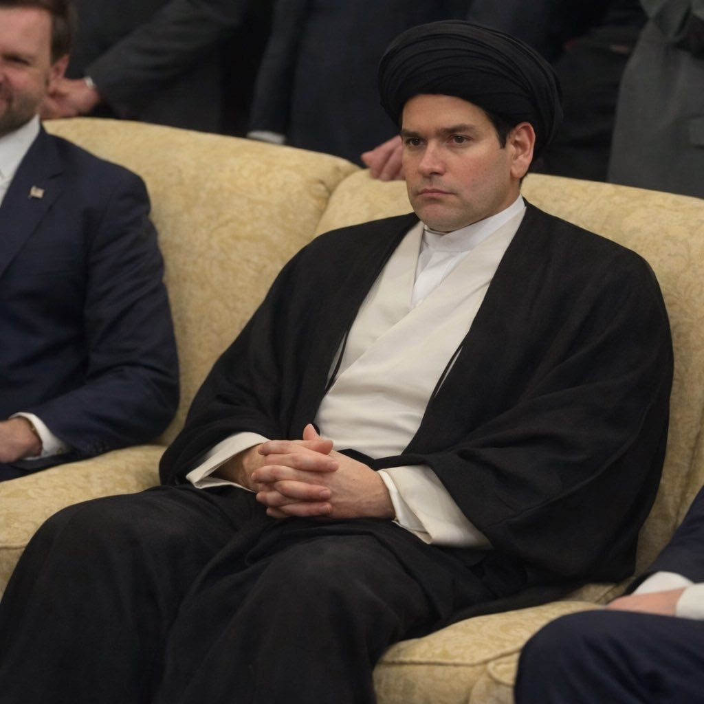 Ayatollah Rubio Blank Meme Template
