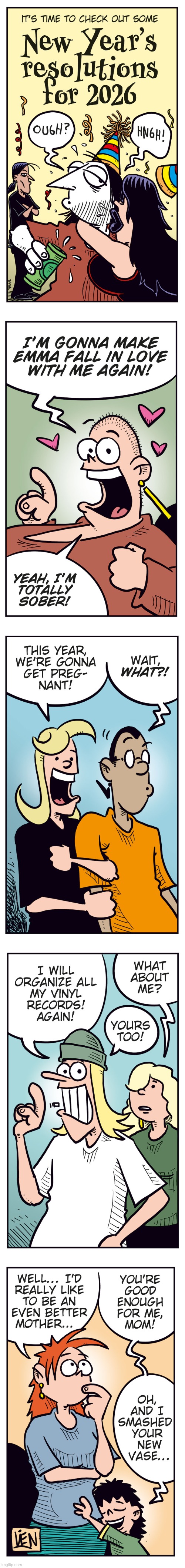 Chez Cuckoo | image tagged in comics,chez cuckoo,new year resolutions | made w/ Imgflip meme maker