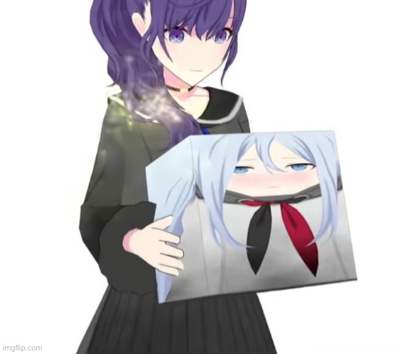 image tagged in kanade,cube | made w/ Imgflip meme maker