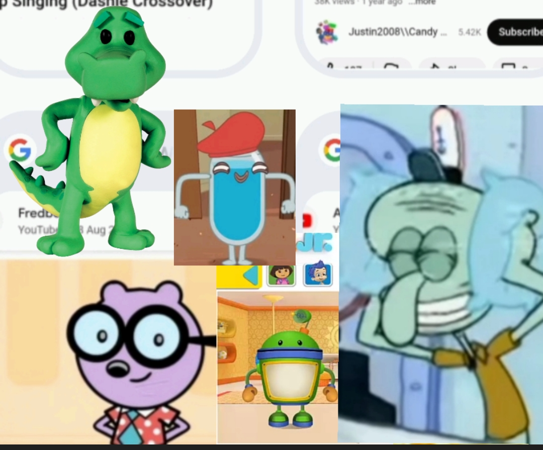 Happy characters 3 Blank Meme Template