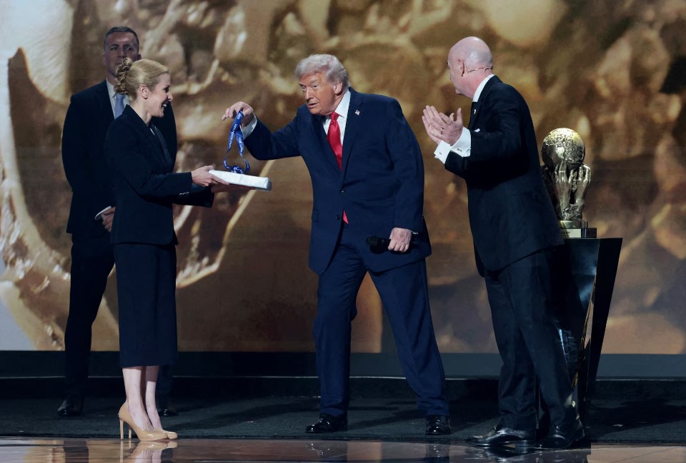 trump peace prize medal Blank Meme Template