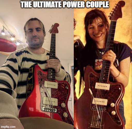 Sam Mortley & Bilinda Butcher: Power couple | THE ULTIMATE POWER COUPLE | image tagged in mortley,bilinda,mbv,shoegazers,shoegaze,couple | made w/ Imgflip meme maker