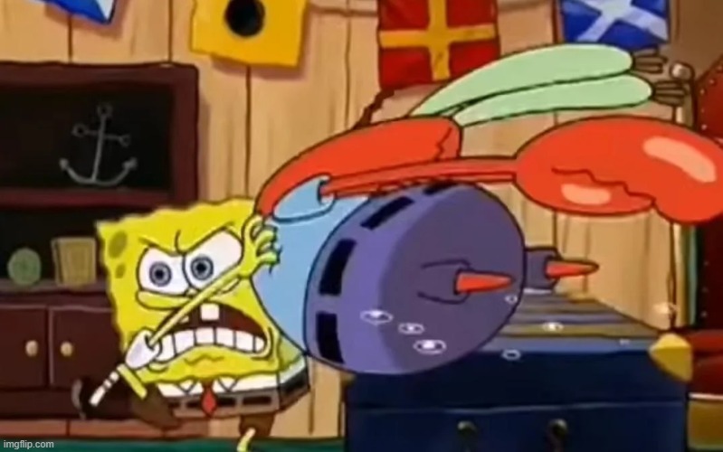 image tagged in spongebob crashes out | made w/ Imgflip meme maker