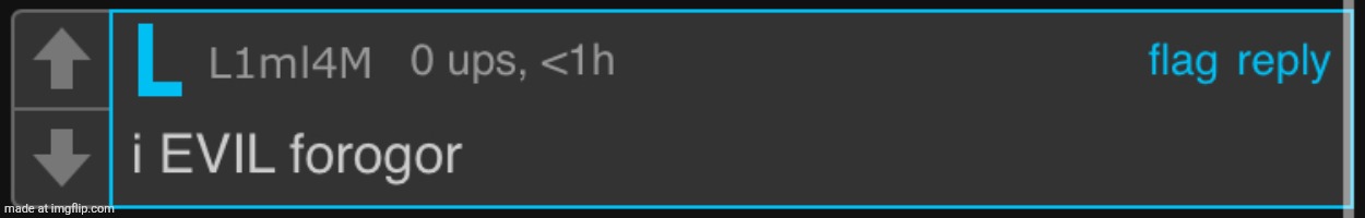 ㅤ | image tagged in evil forogoring,forogor | made w/ Imgflip meme maker