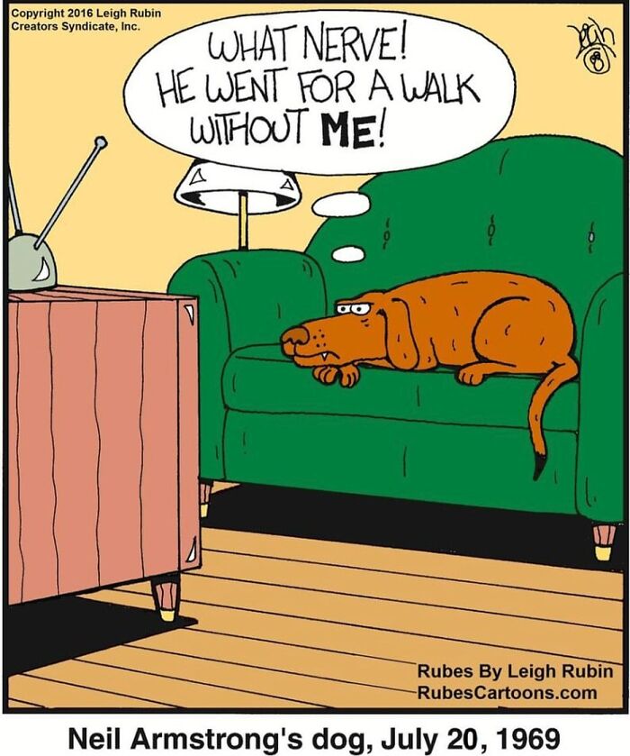 One small step. One upset dog Blank Meme Template