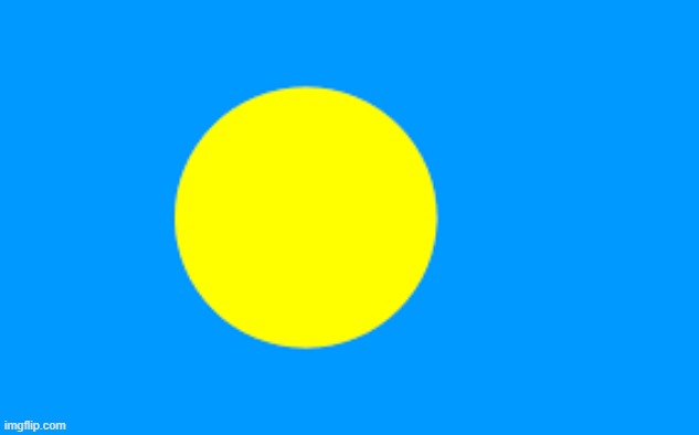Palau Flag | made w/ Imgflip meme maker