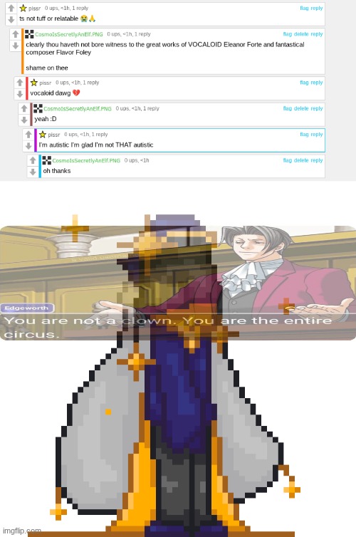 is this true or am I gullible and dumb | image tagged in cosmo64bitupdatedagain png | made w/ Imgflip meme maker