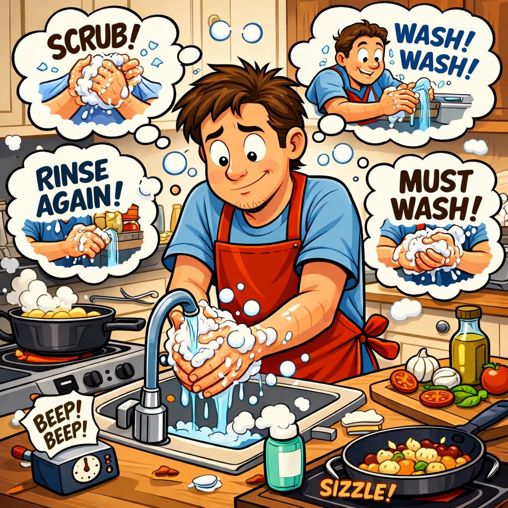 Me and my obseation with washing hands again and again while Coo Blank Meme Template