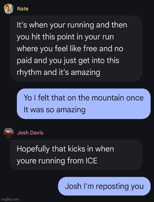 Nate's my Mexican friend | image tagged in insults,funny,mexican,mexico,ice,cross country | made w/ Imgflip meme maker