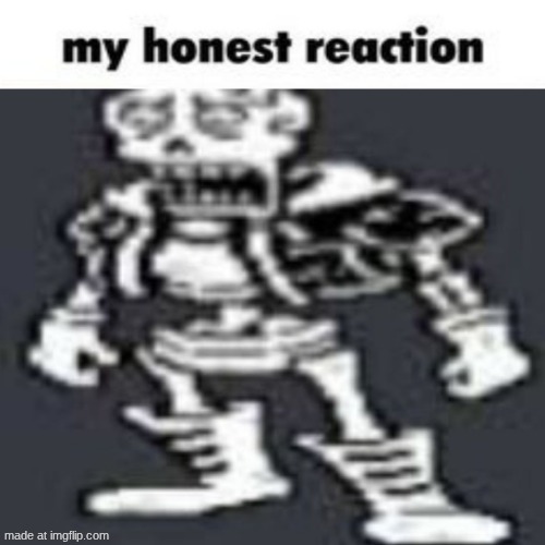 Papyrus my honest reaction | image tagged in papyrus my honest reaction | made w/ Imgflip meme maker