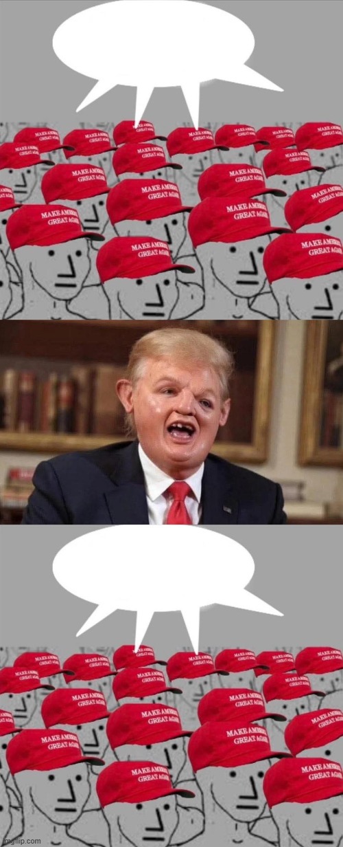 trump sloth Blank Meme Template