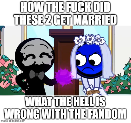 why in the holy grail of ass did jevinxblack get popular | HOW THE FUCK DID THESE 2 GET MARRIED; WHAT THE HELL IS WRONG WITH THE FANDOM | made w/ Imgflip meme maker