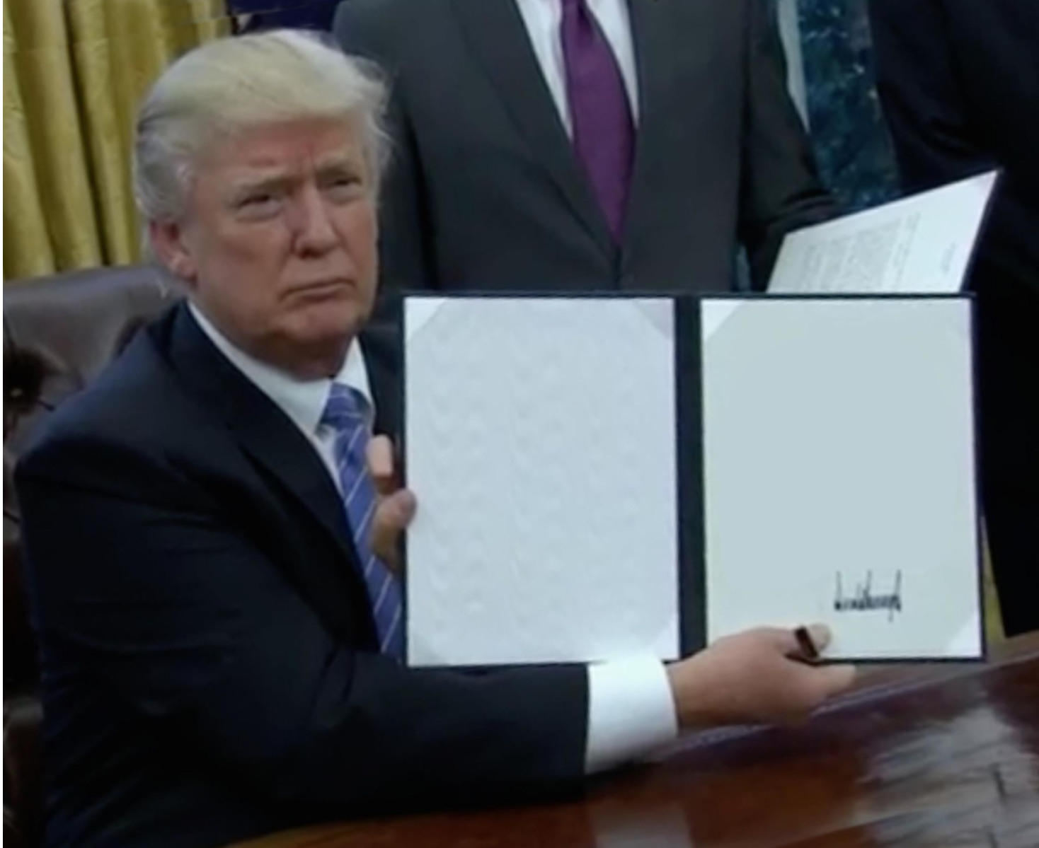 Trump bill Blank Meme Template
