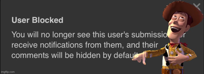 User blocked Blank Meme Template