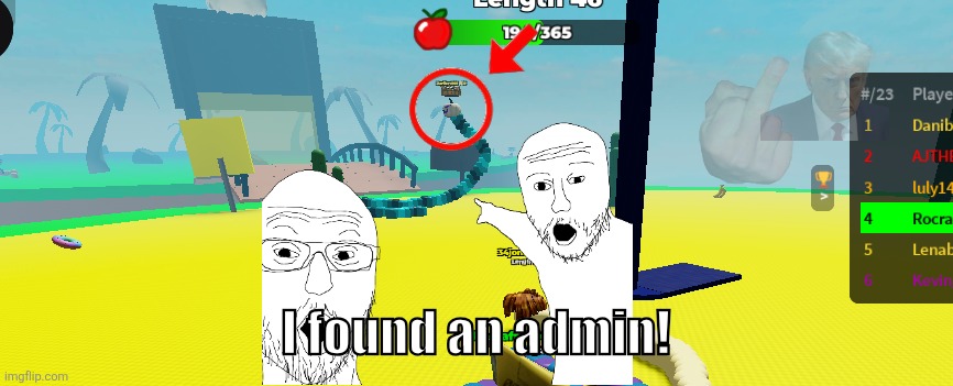 Admin | I found an admin! | image tagged in admin,roblox | made w/ Imgflip meme maker