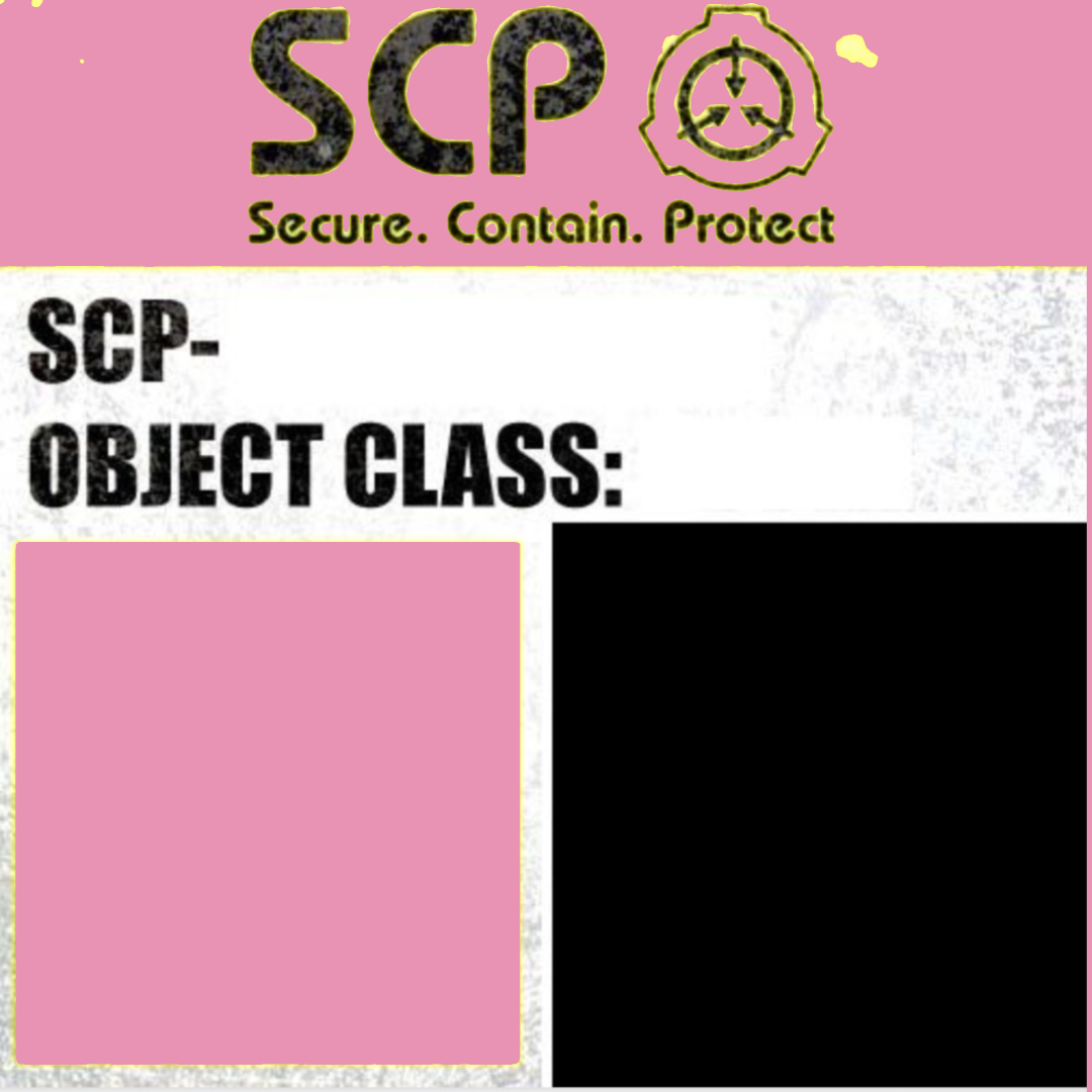 scp meta Label Blank Meme Template