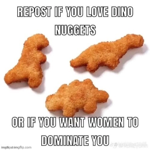 Dino nuggets suck | image tagged in repost if you love dino nuggets | made w/ Imgflip meme maker