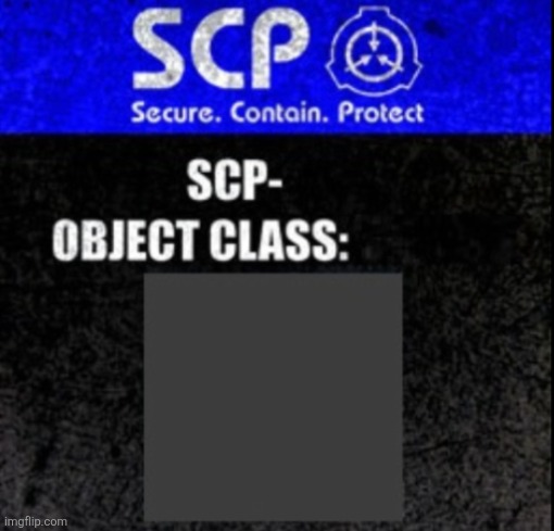 SCP Sechurus Blank Meme Template